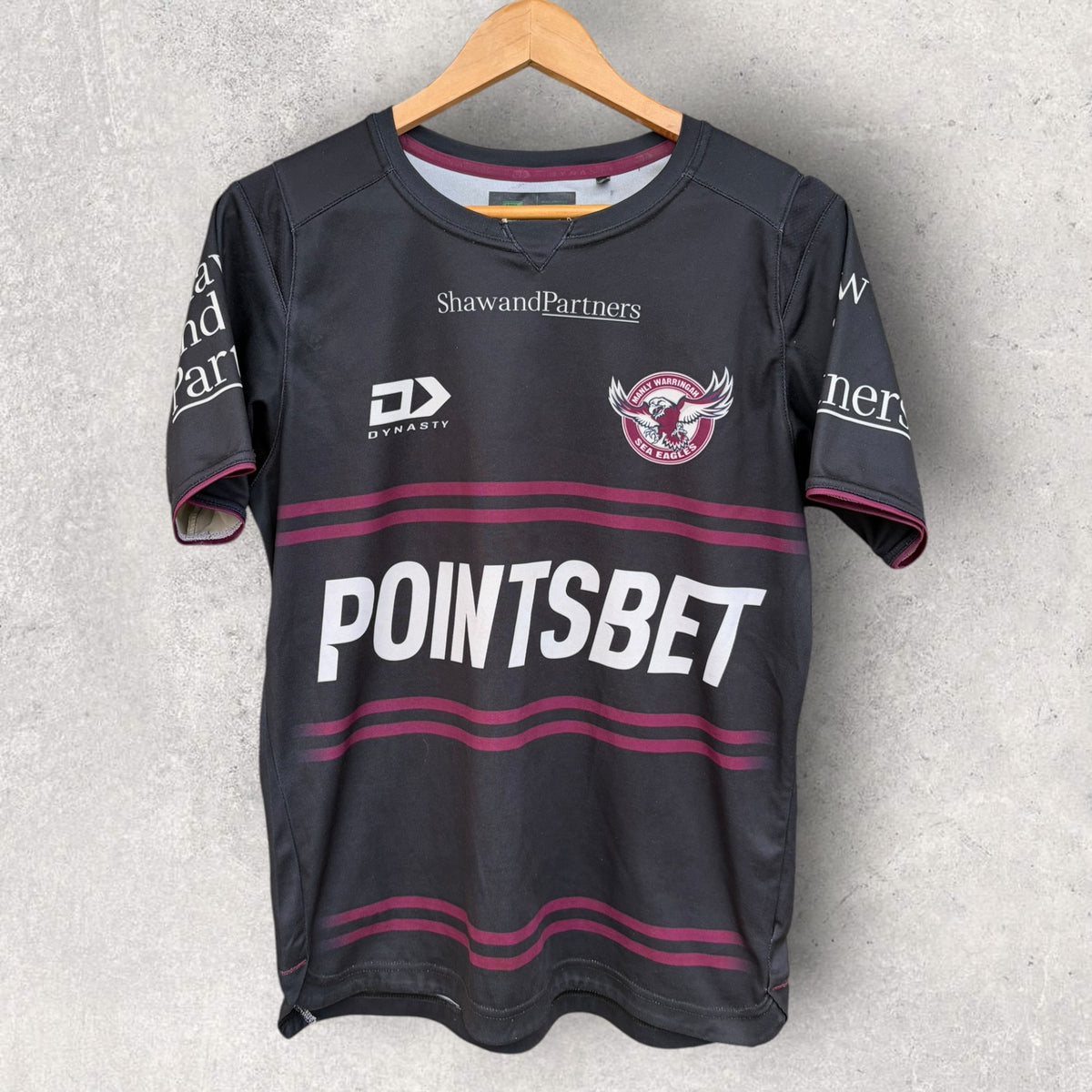 Manly Warringah Sea Eagles Dynasty Black NRL Training Shirt