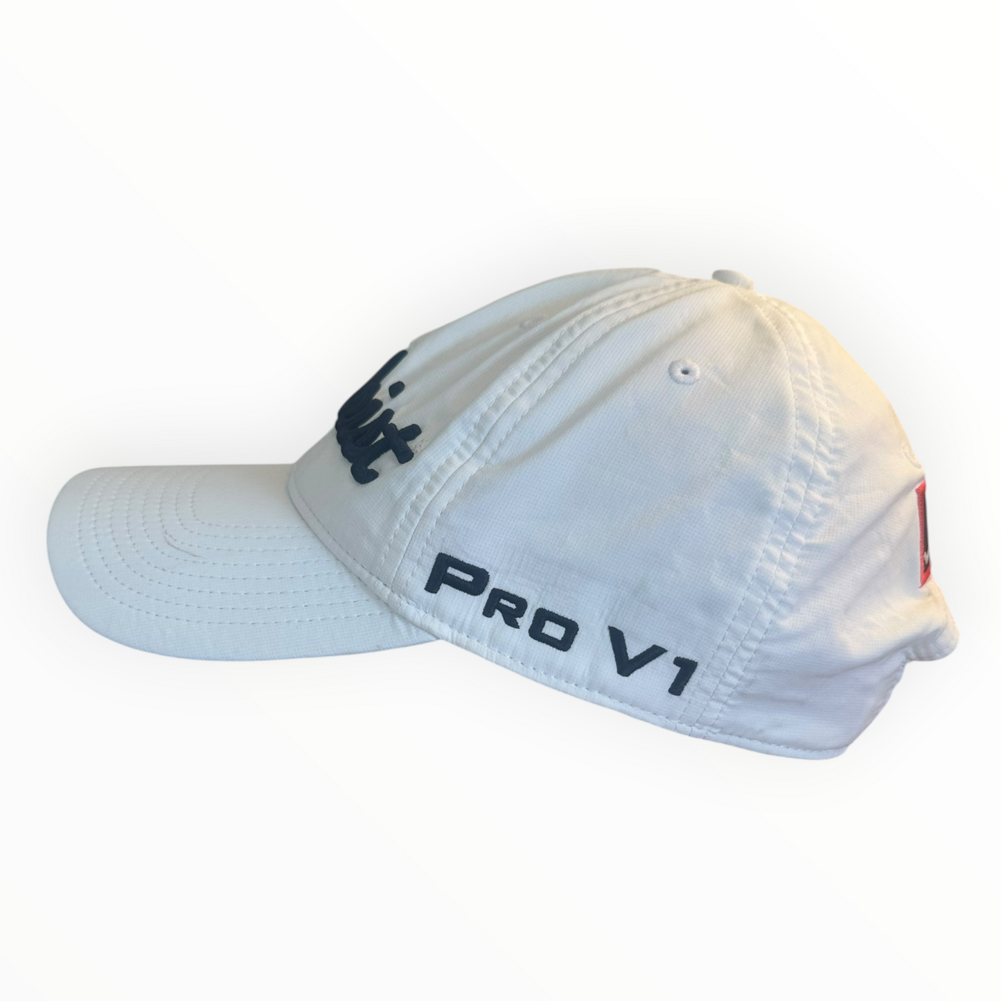 Titleist Pro V1 White Baseball Golf Hat- FJ Footjoy