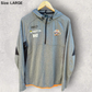 Wests Tigers ISC Grey Chest Zip Long Sleeve Hooded Training Jacket