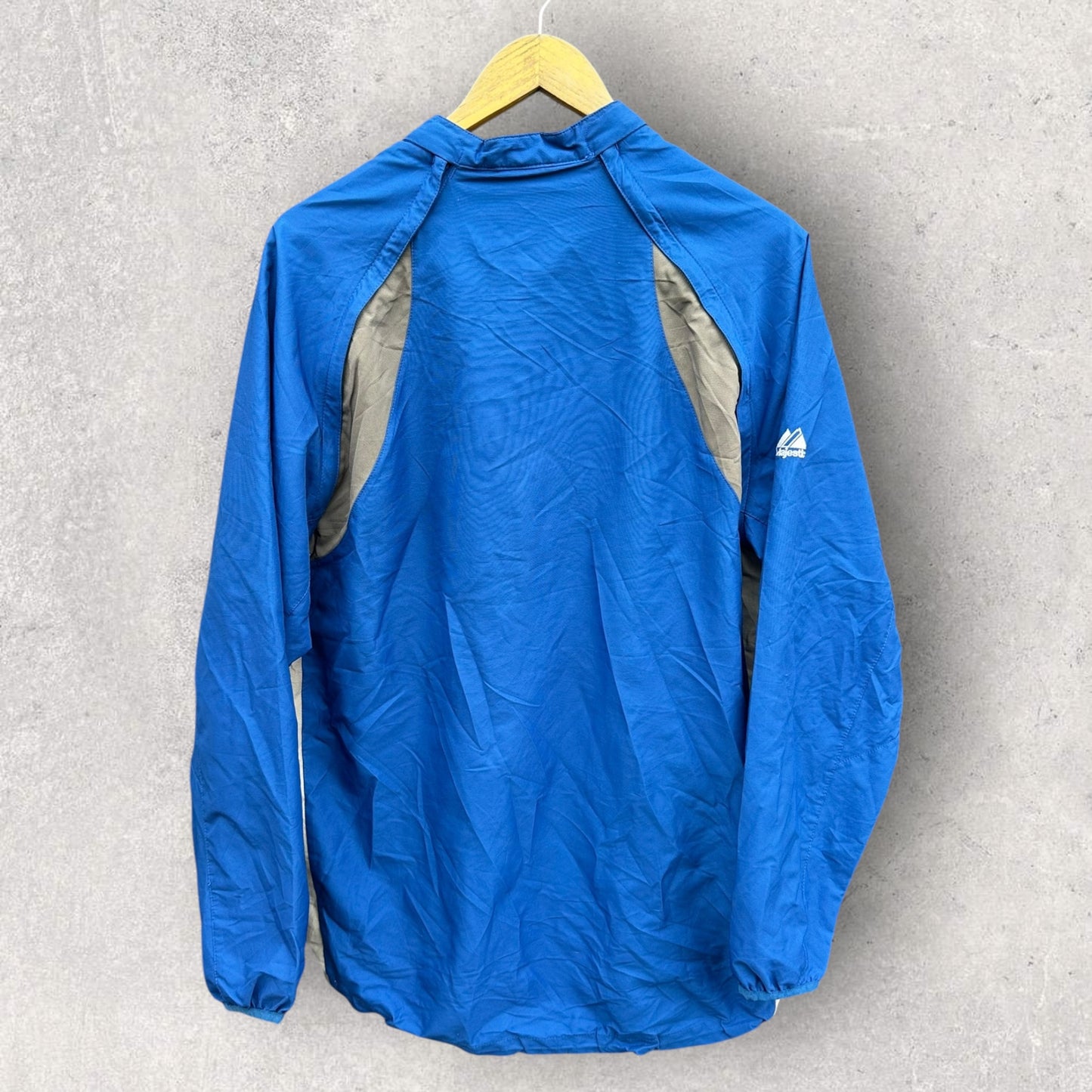 WASHINGTON BASEBALL MAJESTIC CHEST ZIP WINDBREAKER JACKET