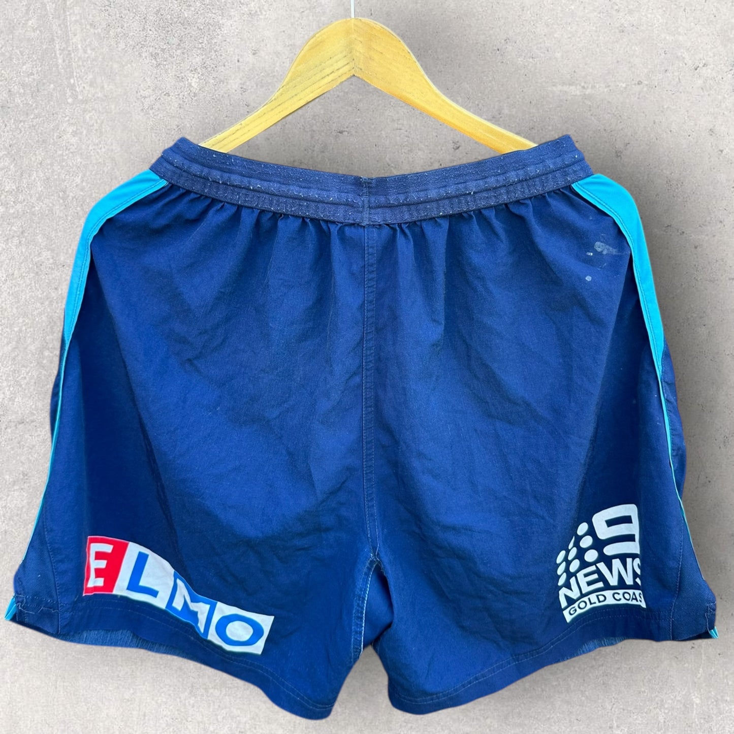GOLD COAST TITANS PLAYER TRAINING SHORTS ISSUED TO SAM MCINTYRE