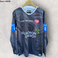 ST GEORGE ILLAWARRA DRAGONS 2025 LONG SLEEVE BLACK TRAINING SHIRT SIONE FINAU