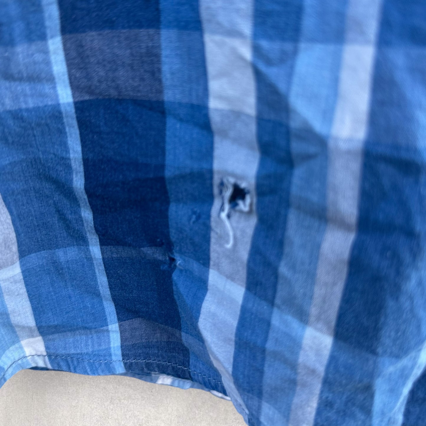 RM WILLIAMS BLUE LONG SLEEVE VINTAGE BUTTON UP SHIRT