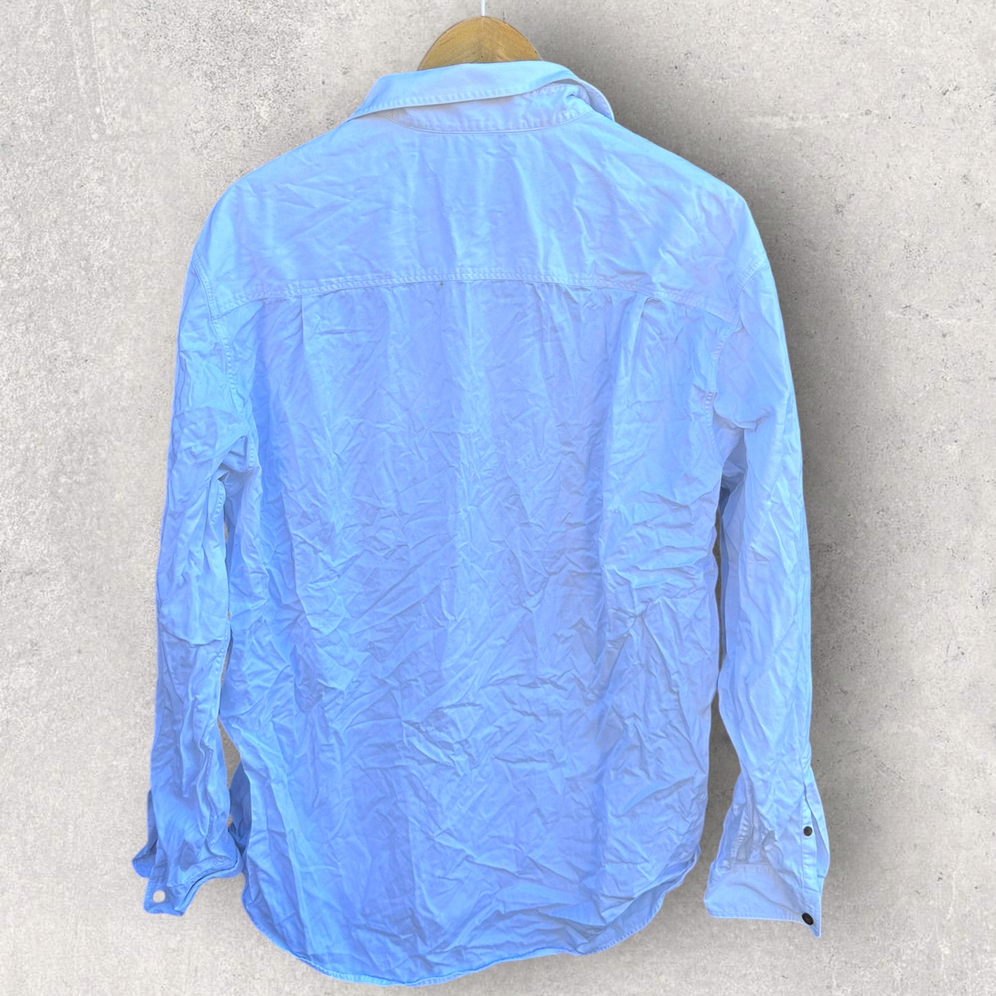 RM WILLIAMS WHITE LONG SLEEVE BUTTON UP VINTAGE SHIRT