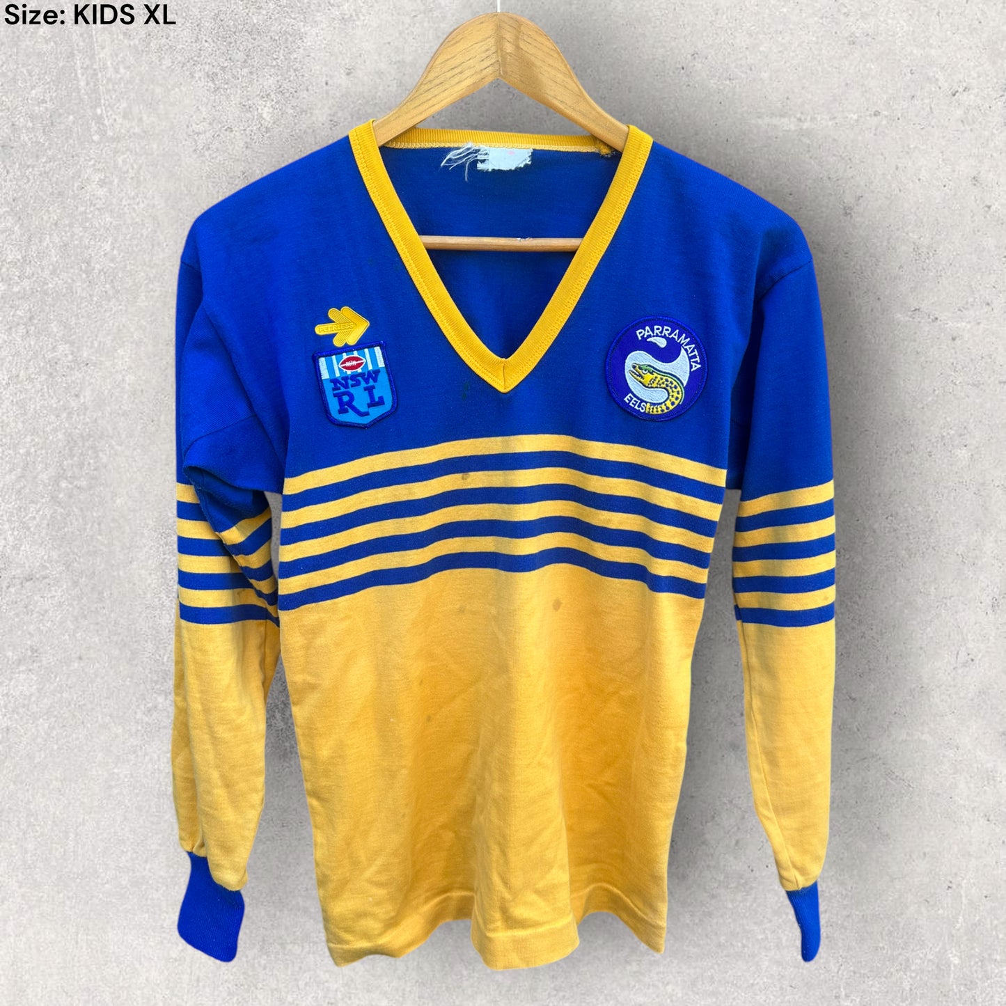 PARRAMATTA EELS NSWRL VINTAGE PEERLESS JERSEY