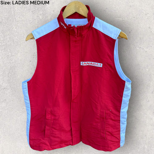 CANADA ROOTS 2000 OLYMPIC GAMES ATHLETE ISSUED SLEEVELESS VEST JACKET