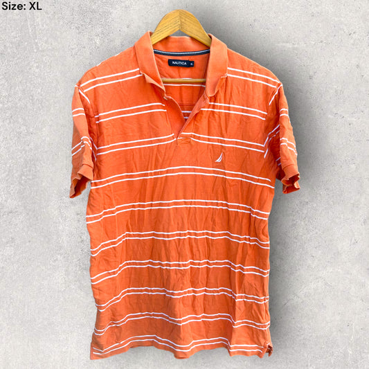 NAUTICA ORANGE POLO SHIRT