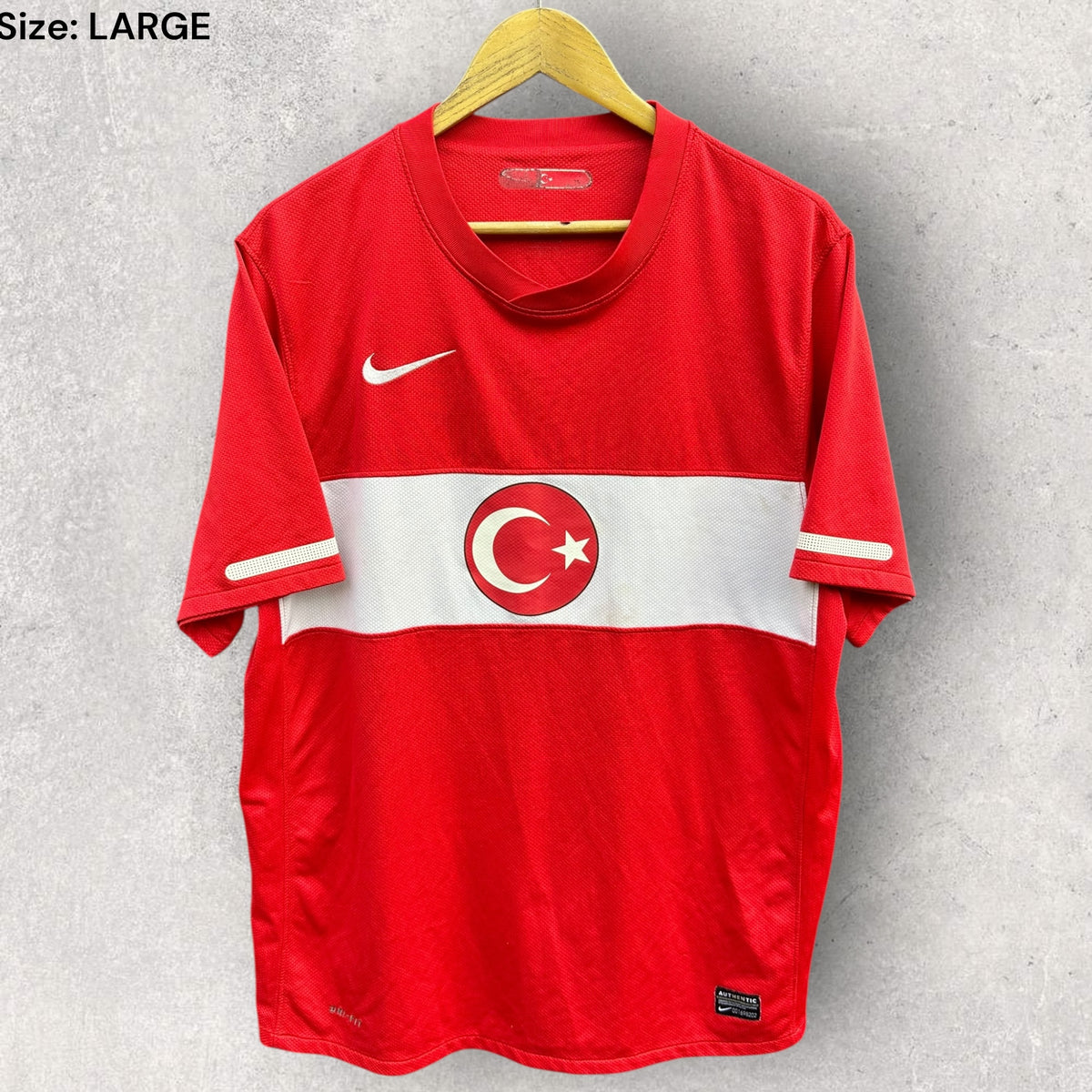 TURKEY 2010 NIKE HOME FOOTBALL JERSEY