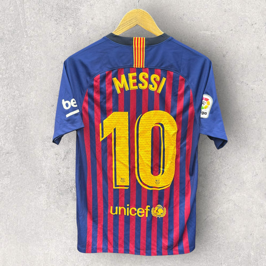 LIONEL MESSI BARCELONA FC 2018-2019 NIKE HOME JERSEY