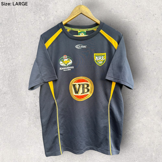 Australian Rugby League Kangaroos Classic Blue Training Shirt