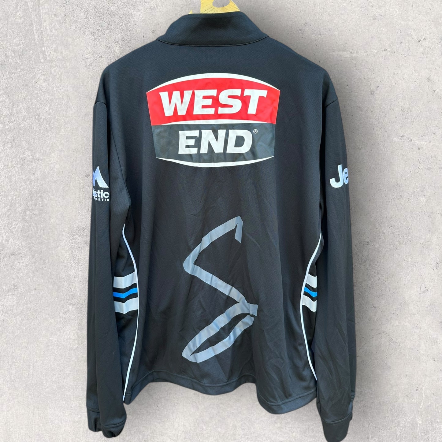 ADELAIDE STRIKERS FULL ZIP BLACK TRACK JACKET