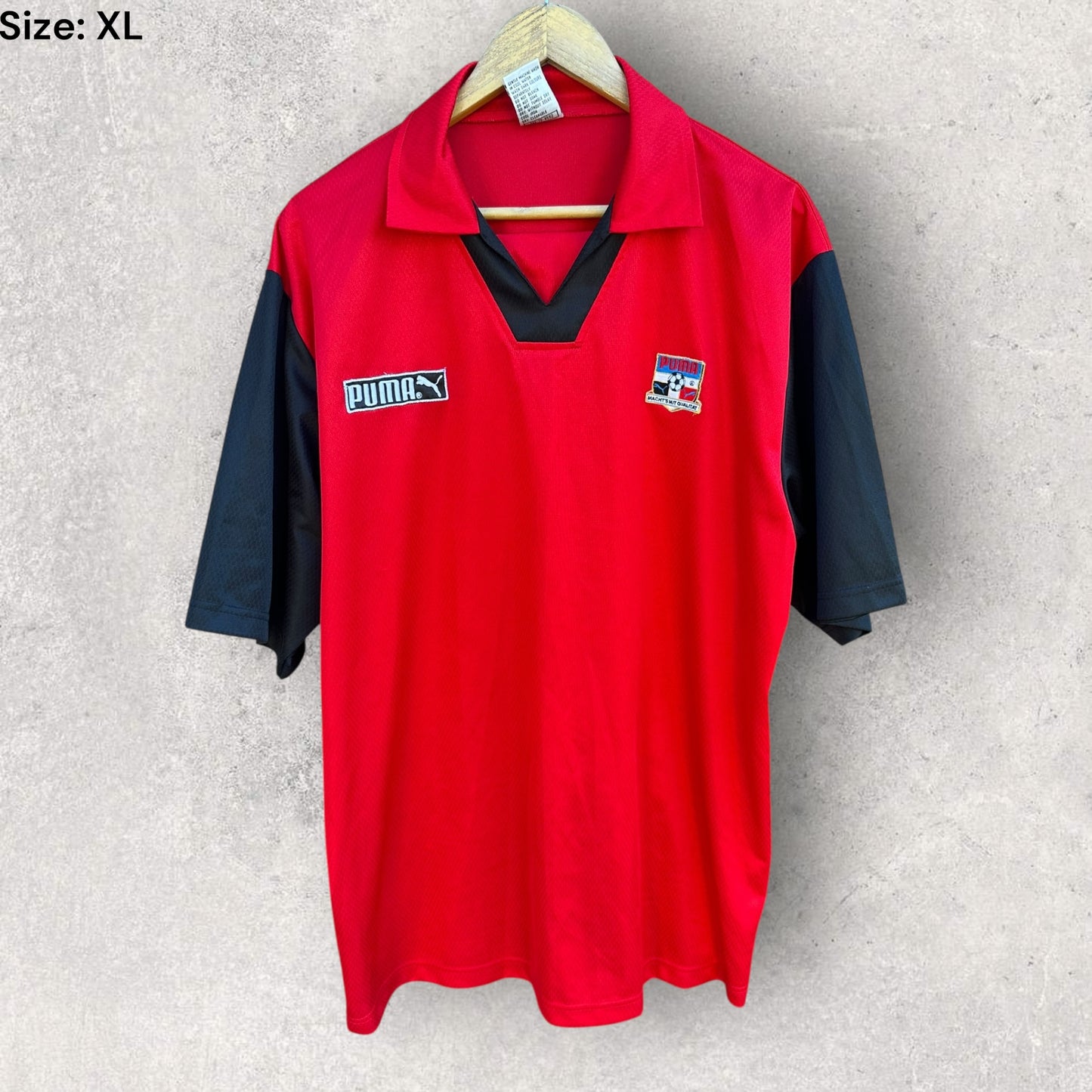 PUMA FOOTBALL VINTAGE RED JERSEY