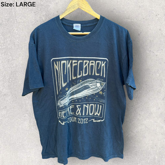 Nickleback 2012 Here and Now Gildan Tour Band T-Shirt