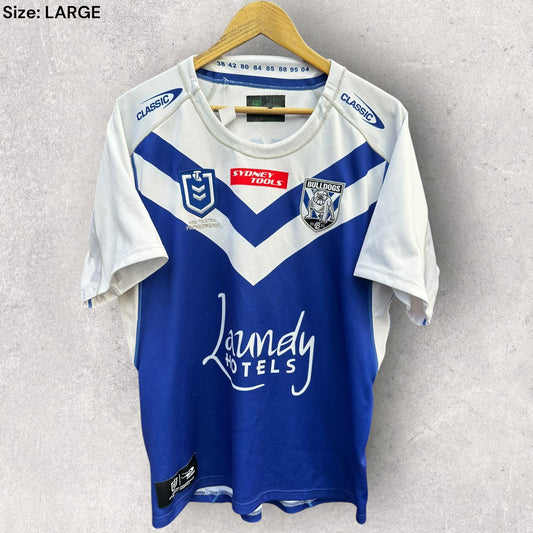 CANTERBURY BULLDOGS 2022 AWAY CLASSIC RUGBY LEAGUE JERSEY