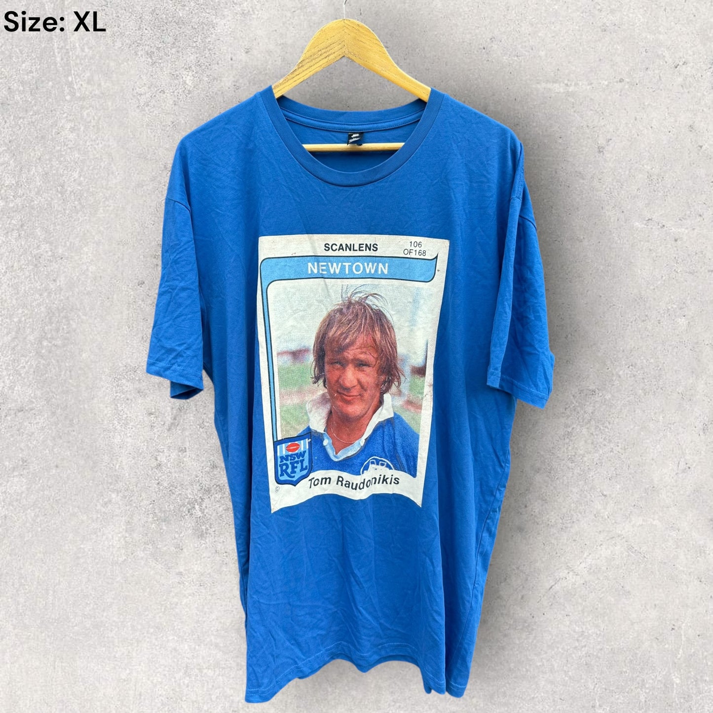 NEWTOWN JETS TOMMY RAUDONIKIS RUGBY LEAGUE SHIRT