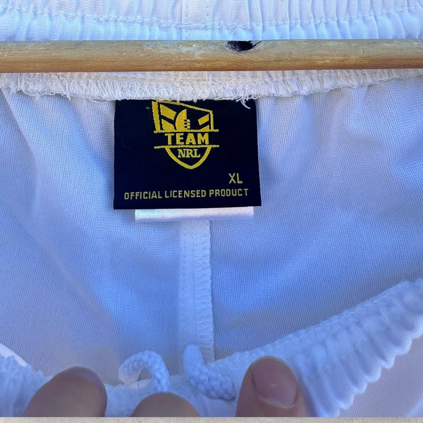 Sydney Roosters White Supporters Shorts