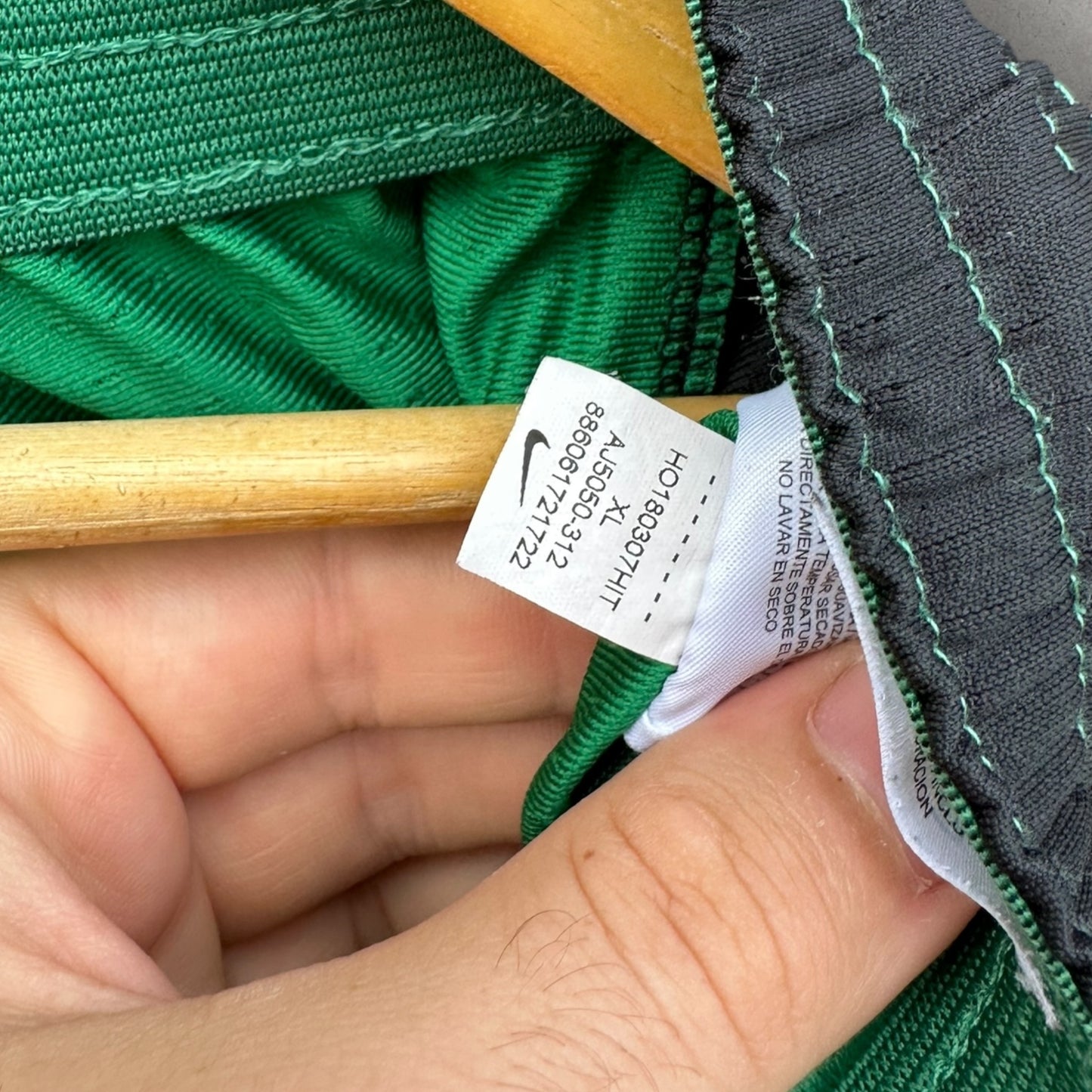 BOSTON CELTICS NBA NIKE GREEN BASKETBALL SHORTS