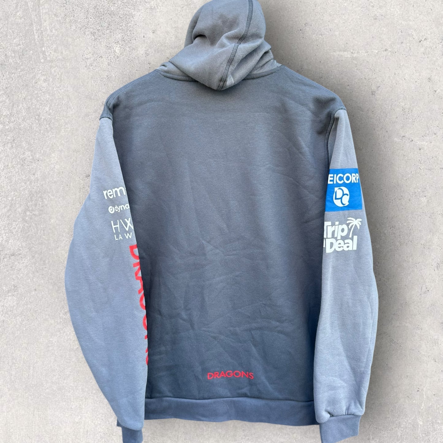 ST GEORGE ILLAWARRA DRAGONS CLASSIC GREY 2025 HOODED JUMPER