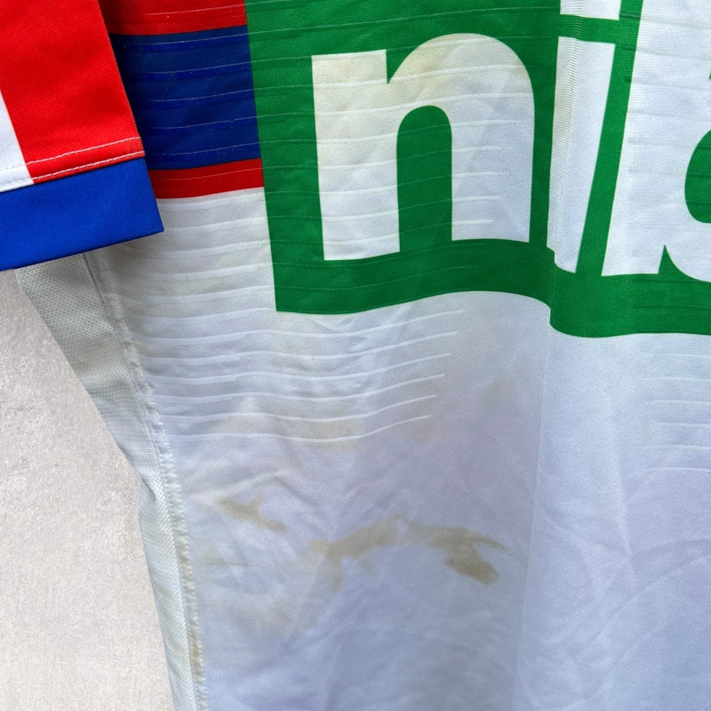 SIONE MATA’UTIA NEWCASTLE KNIGHTS 2020 AWAY MATCH WORN JERSEY