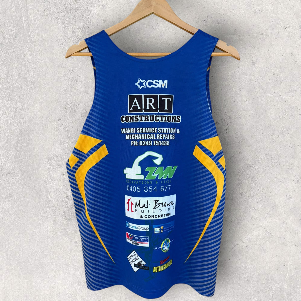 Wangi Warriors NSW Rugby League Training Singlet