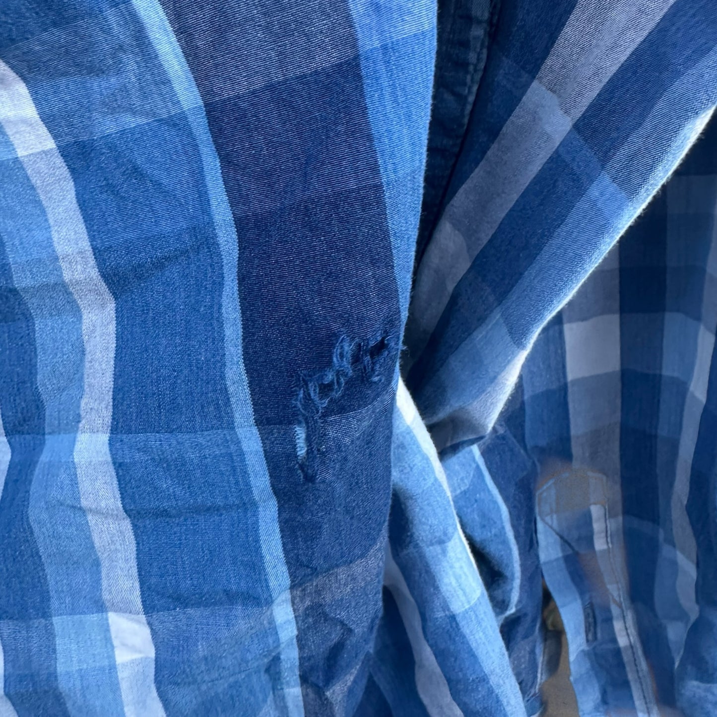 RM WILLIAMS BLUE LONG SLEEVE VINTAGE BUTTON UP SHIRT