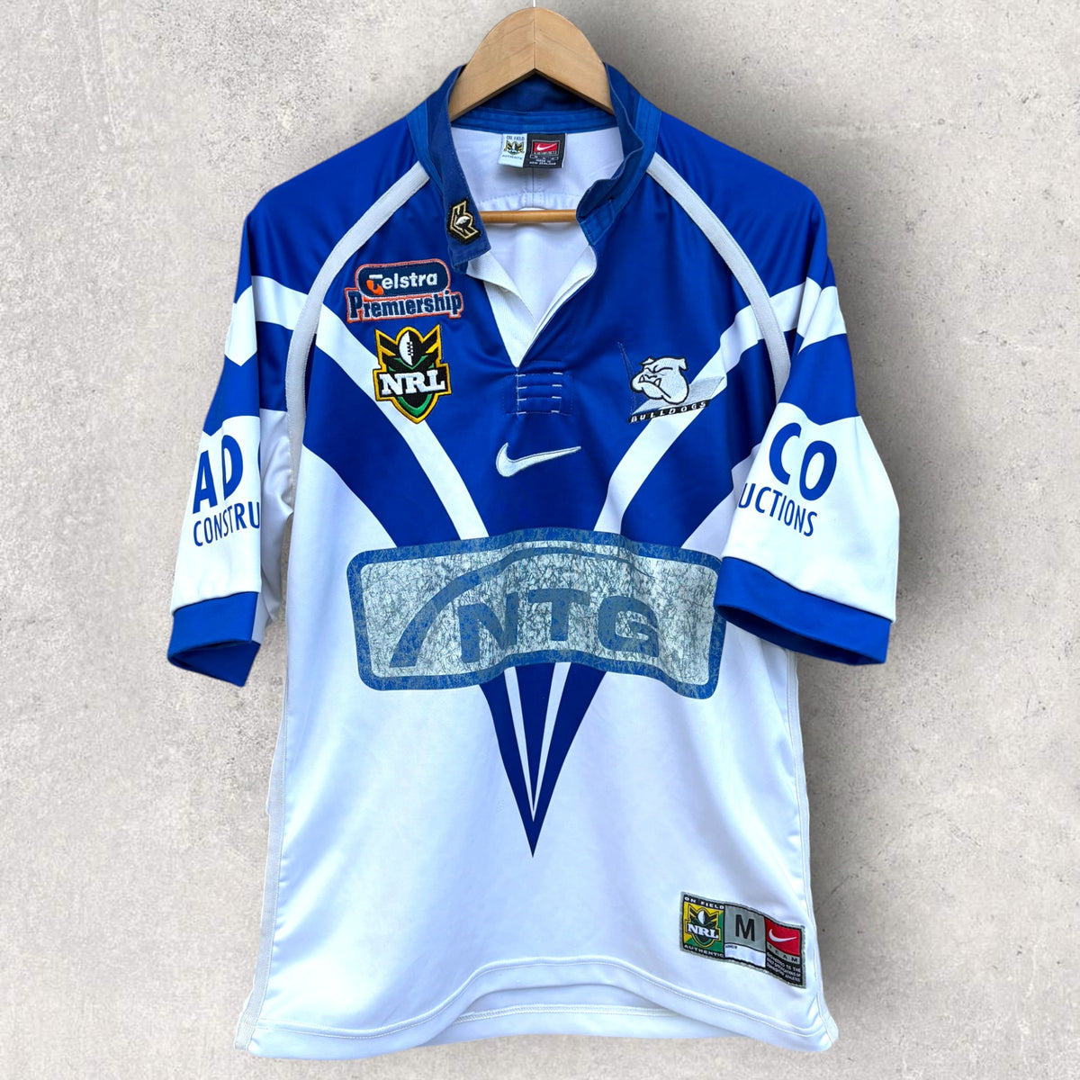 Canterbury Bulldogs Nike 2001 Home NRL Jersey