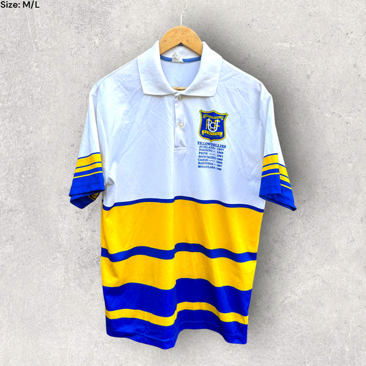 FAIRFIELD UNITED RUGBY CLUB HAMILTON YELLOWBELLIES 90s JERSEY
