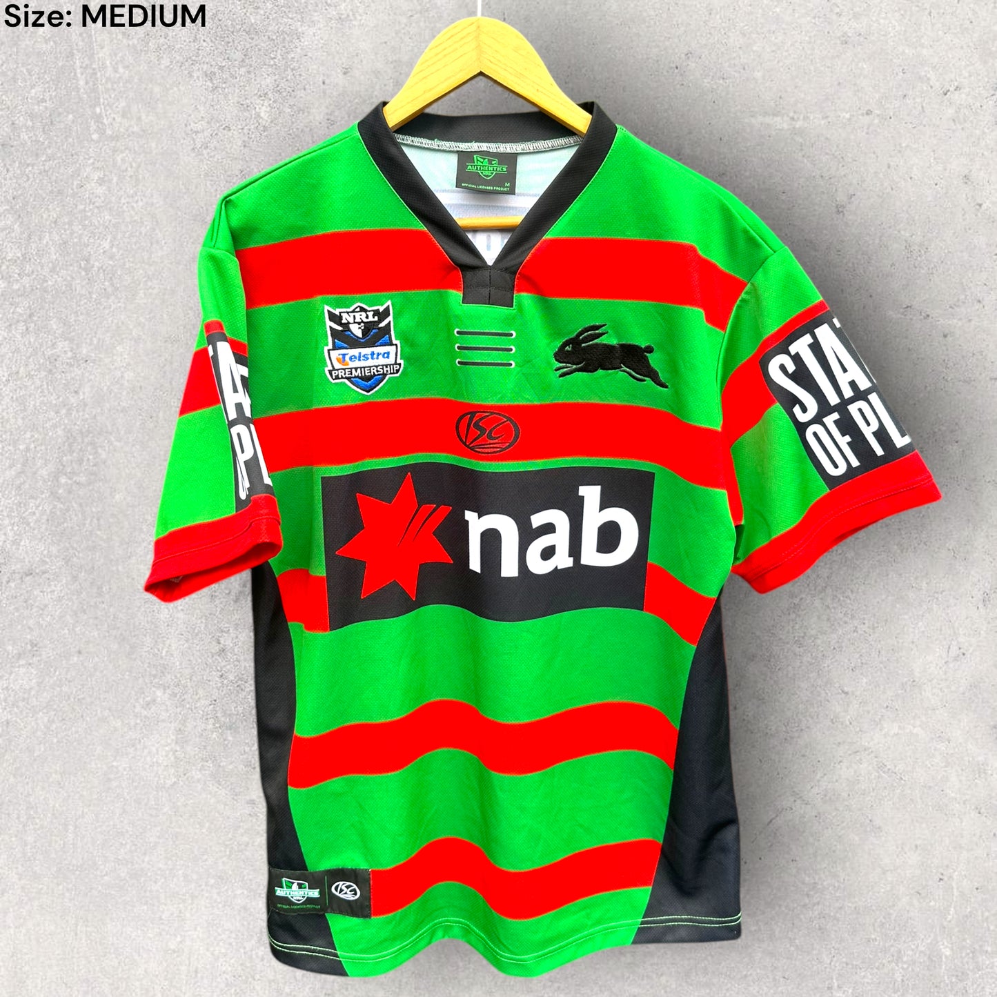 SOUTH SYDNEY RABBITOHS 2009 HOME JERSEY