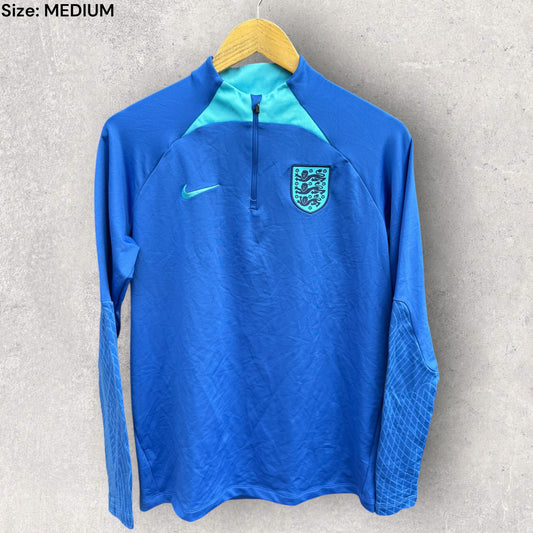 ENGLAND DRI-FIT STRIKE QUARTER ZIP LONG SLEEVE TOP