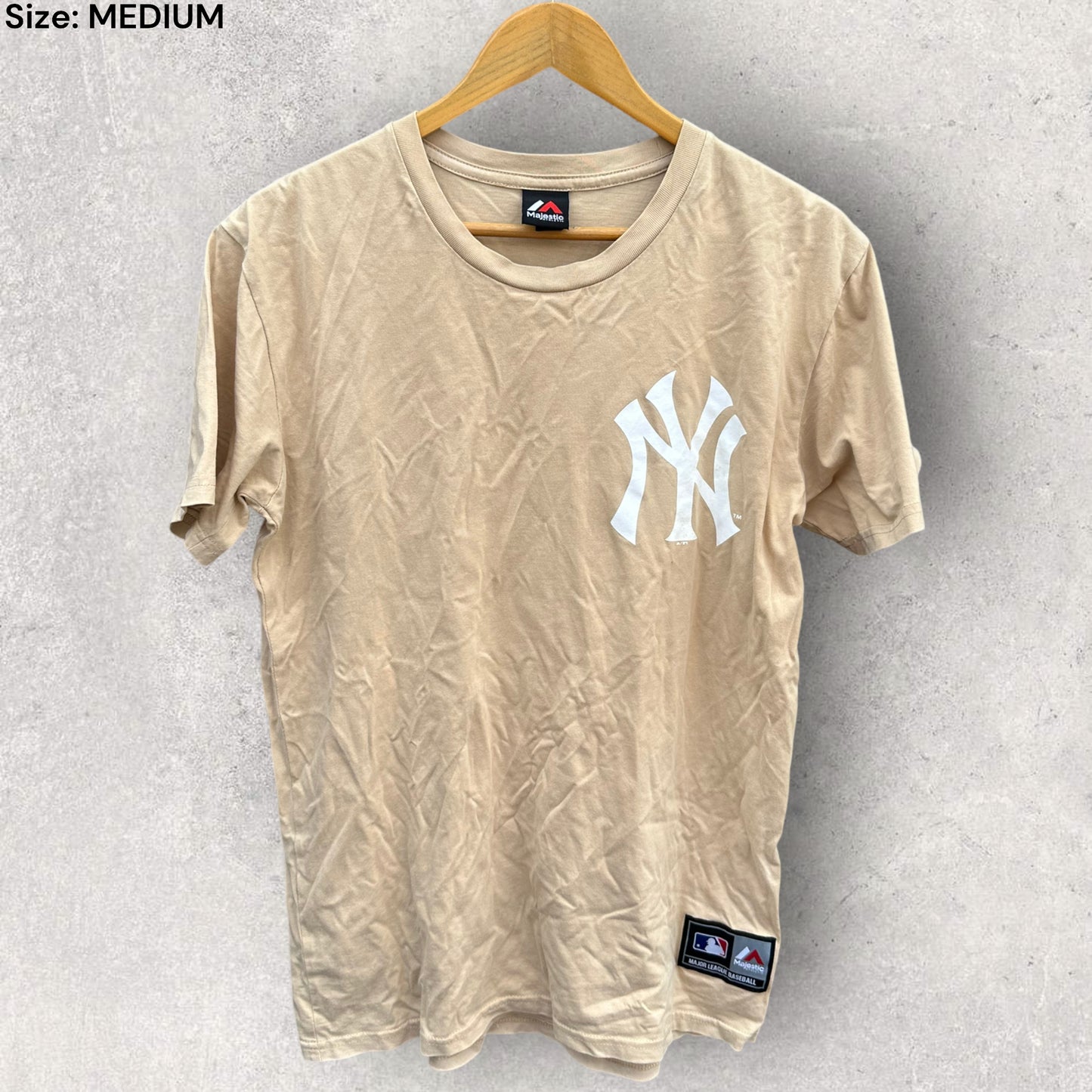 NEW YORK YANKEES BEIEGE T-SHIRT