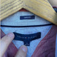 TOMMY HILFIGER RED LONG SLEEVE BUTTON UP SHIRT