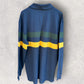 Tommy Hilfiger Navy Blue Rugby Style Long Sleeve Shirt Brand New