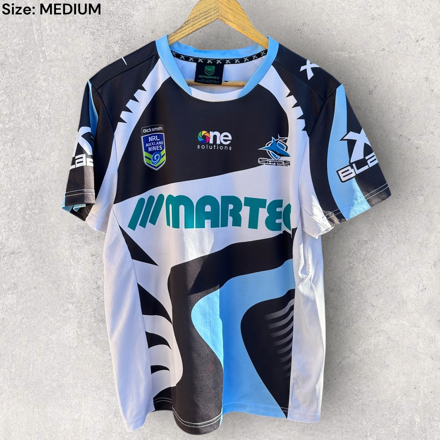 Cronulla sharks 2015 Auckland Nines X-Blades Jersey