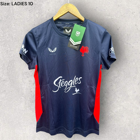 SYDNEY ROOSTERS CASTORE LADIES TRAINING SHIRT BRAND NEW WITH TAGS
