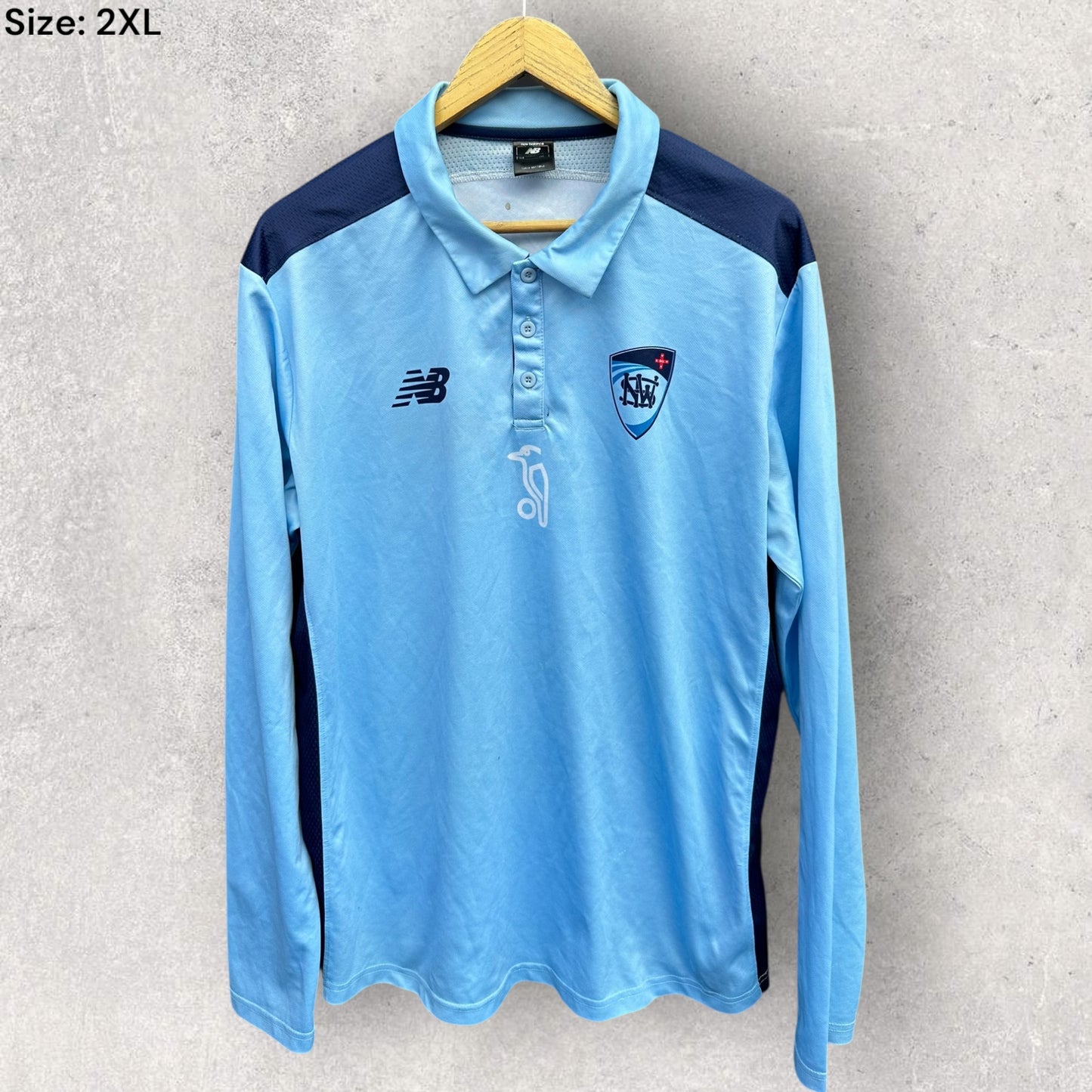 CRICKET NSW LONG SLEEVE NEW BALANCE PLAYING JERSEY