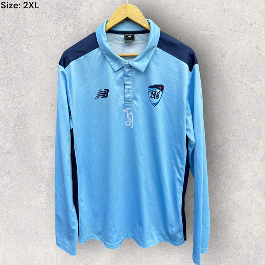 CRICKET NSW LONG SLEEVE NEW BALANCE PLAYING JERSEY