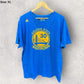 STEPHEN CURRY GOLDEN STATE WARRIORS ADIDAS BLUE SHORT SLEEVE SHIRT