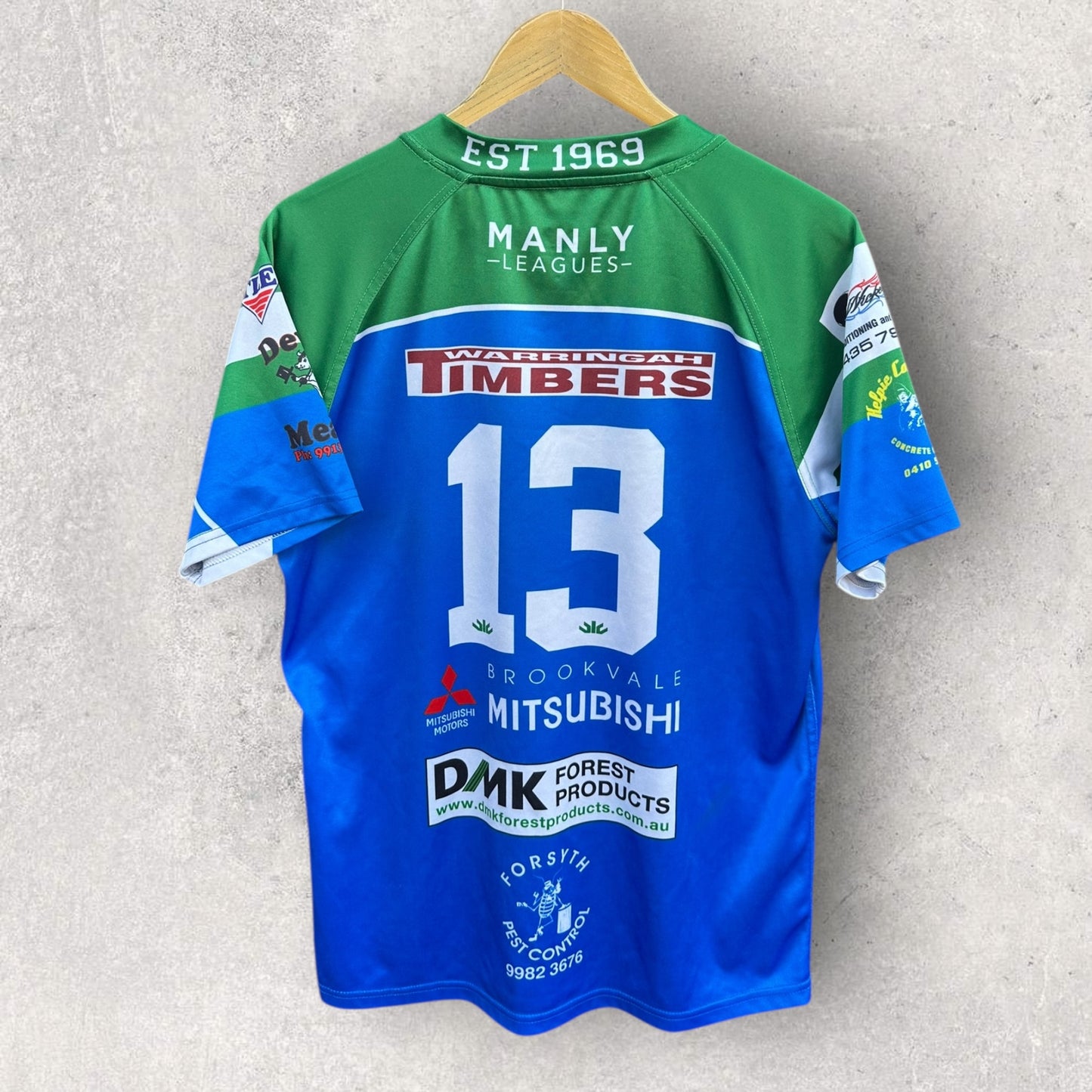 CROMER KINGFISHERS PALADIN LOCAL RUGBY LEAGUE MATCH JERSEY