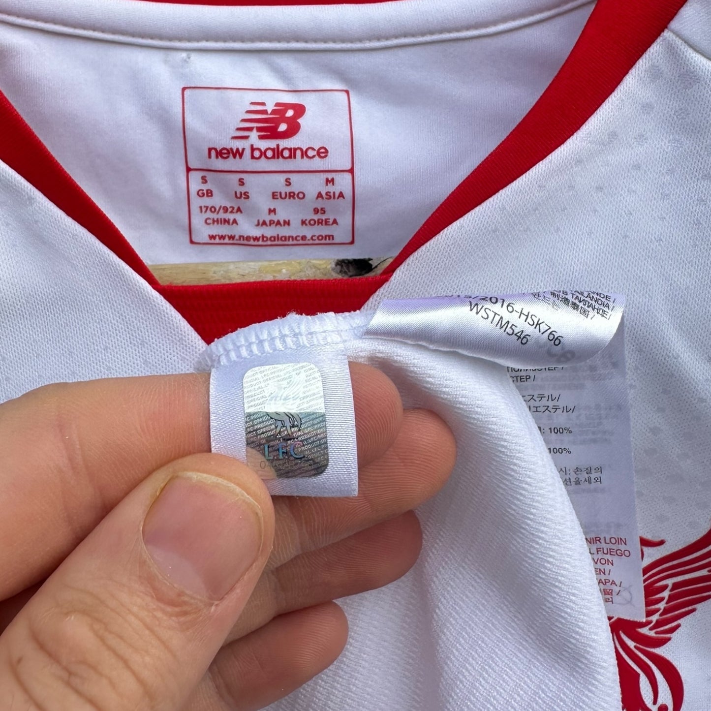 DANIEL STURRIDGE LIVERPOOL 2015-2016 AWAY NEW BALANCE FOOTBALL JERSEY