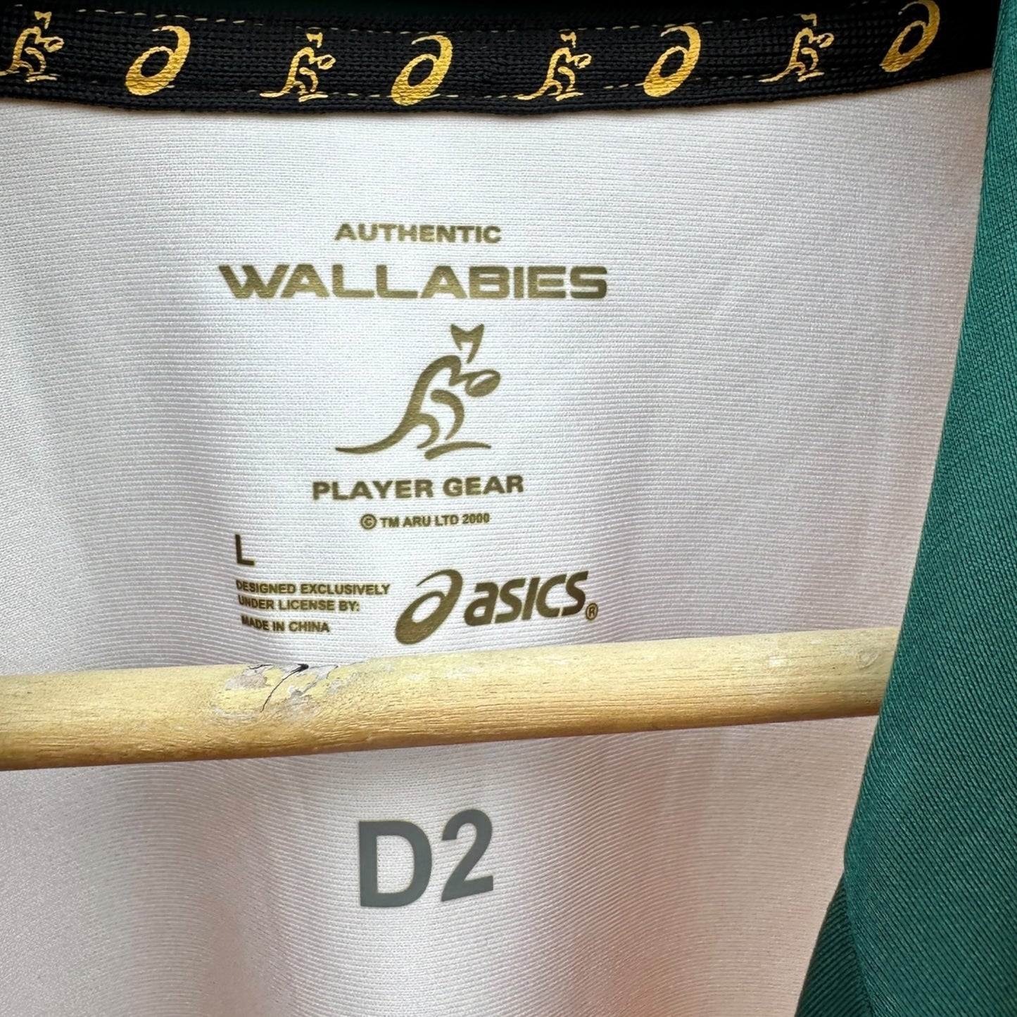 AUSTRALIAN WALLABIES RUGBY WORLD CUP 2019 ASICS PLAYER CUT JERSEY