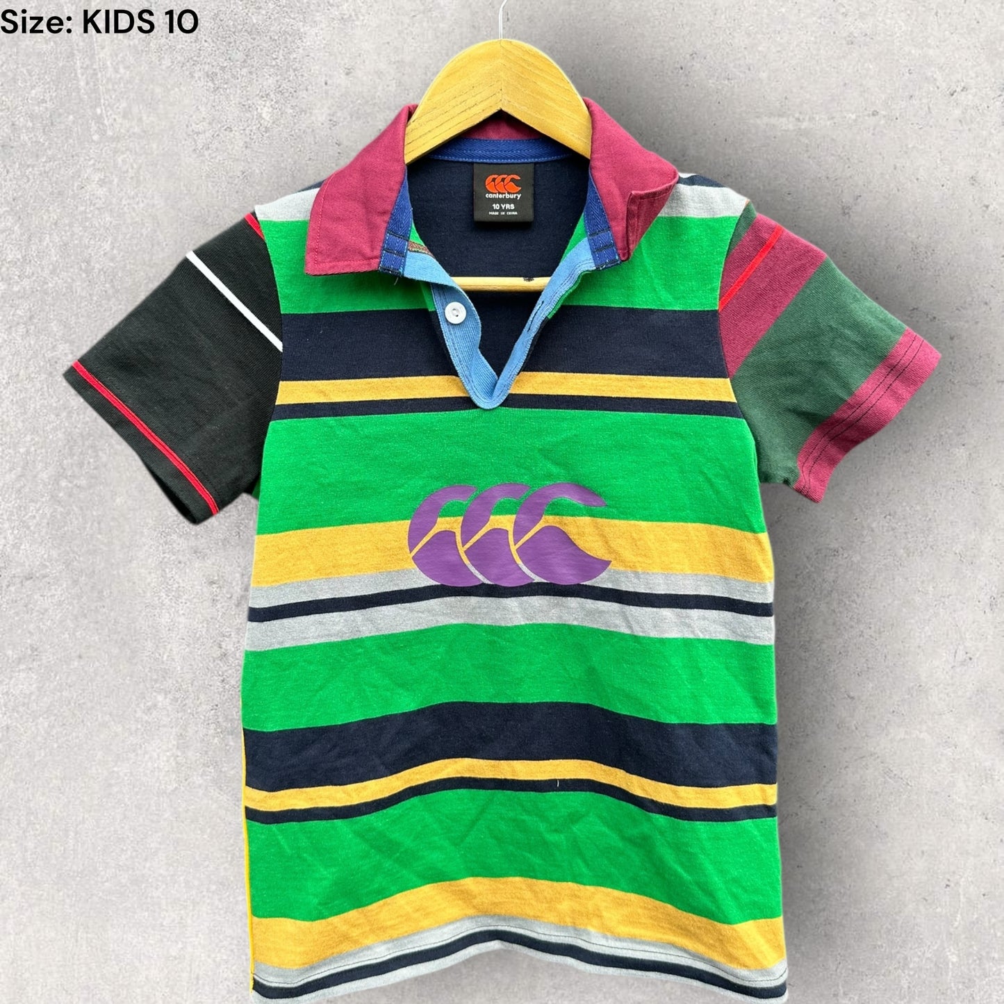 CANTERBURY UGLIES KIDS SHORT SLEEVE COTTON JERSEY