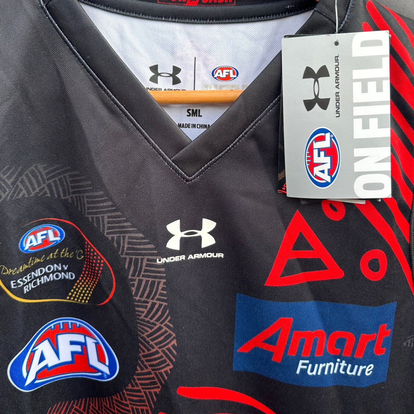 ESSENDON BOMBERS DREAM TIME AT G INDIGENOUS JERSEY BRAND NEW WITH TAGS