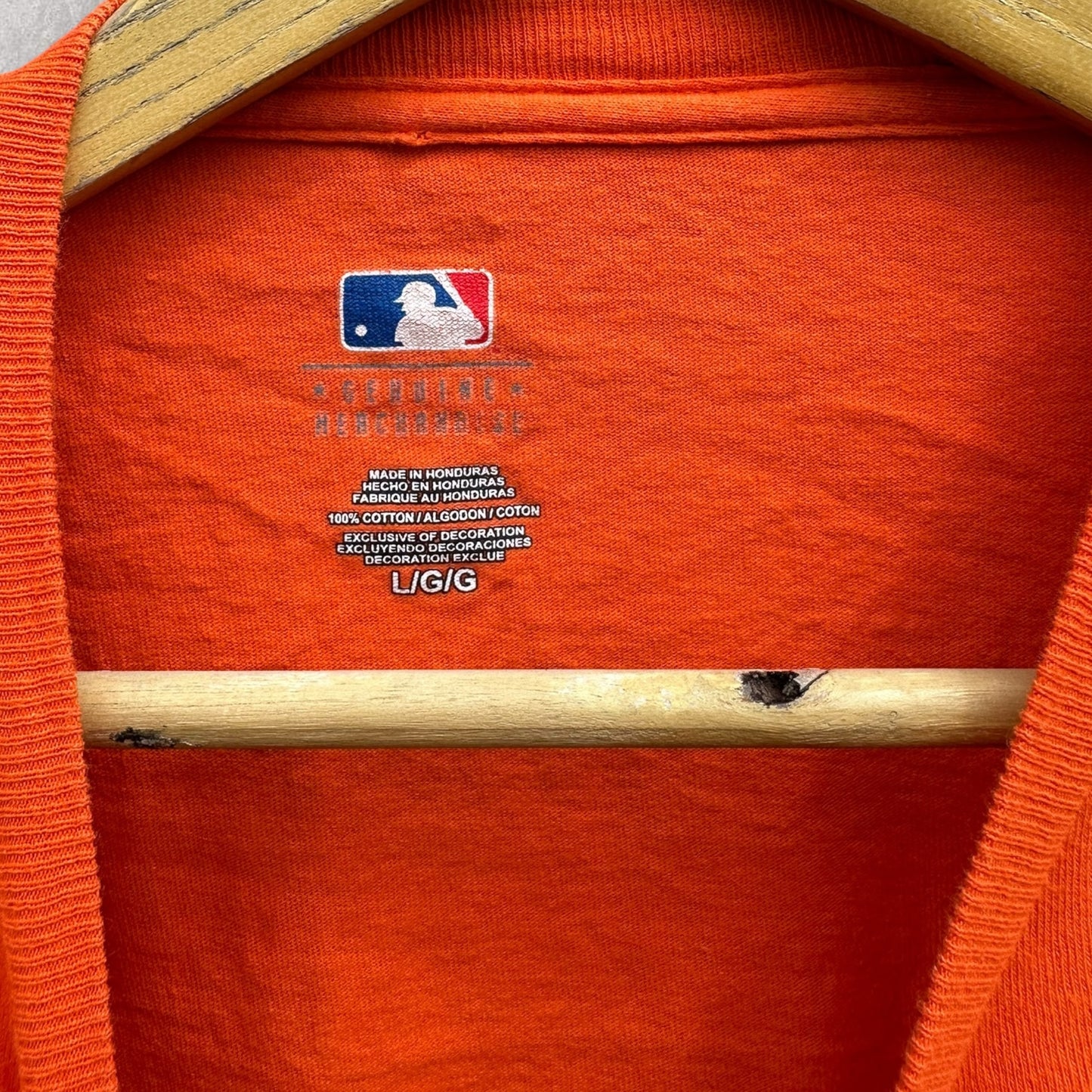 SAN FRANCISCO GIANTS ORANGE LONG SLEEVE MLB SHIRT