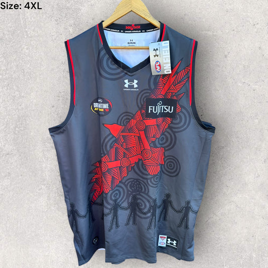 ESSENDON BOMBERS DREAMTIME AT THE G INDIGENOUS 2023 JERSEY BRAND NEW WITH TAGS