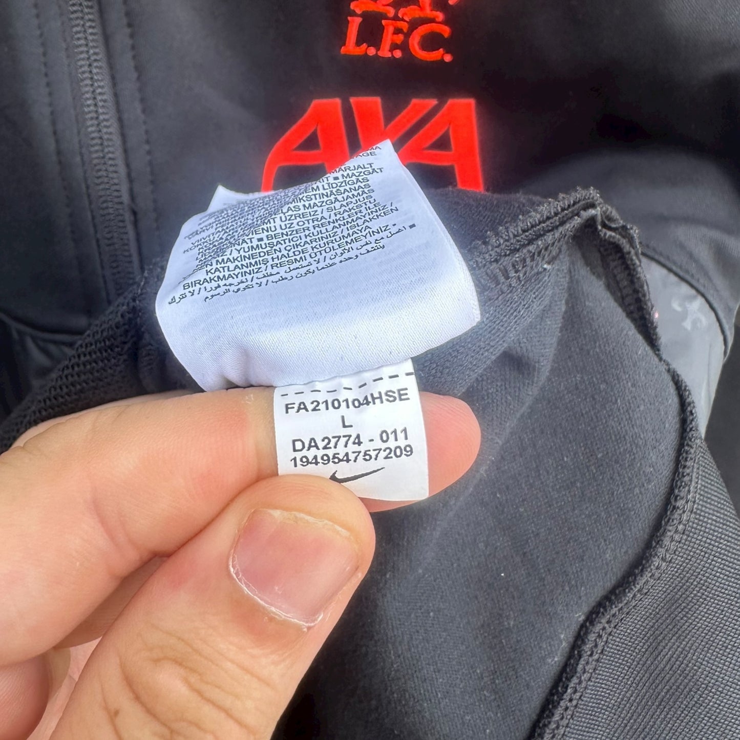 LIVERPOOL FC NIKE 2020-2021 BLACK ANTHEM JACKET