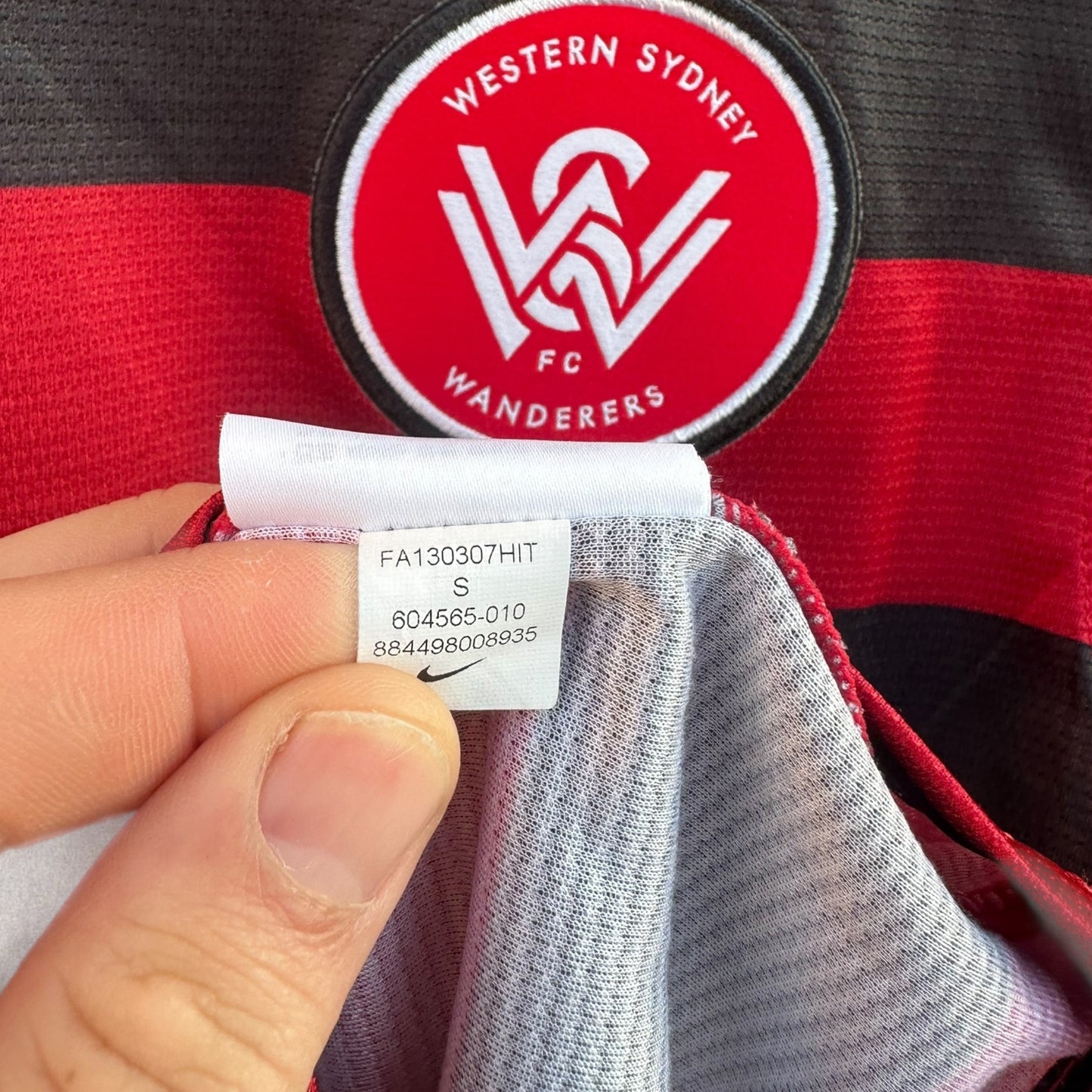 WESTERN SYDNEY WANDERERS NIKE 2013-2014 HOME JERSEY