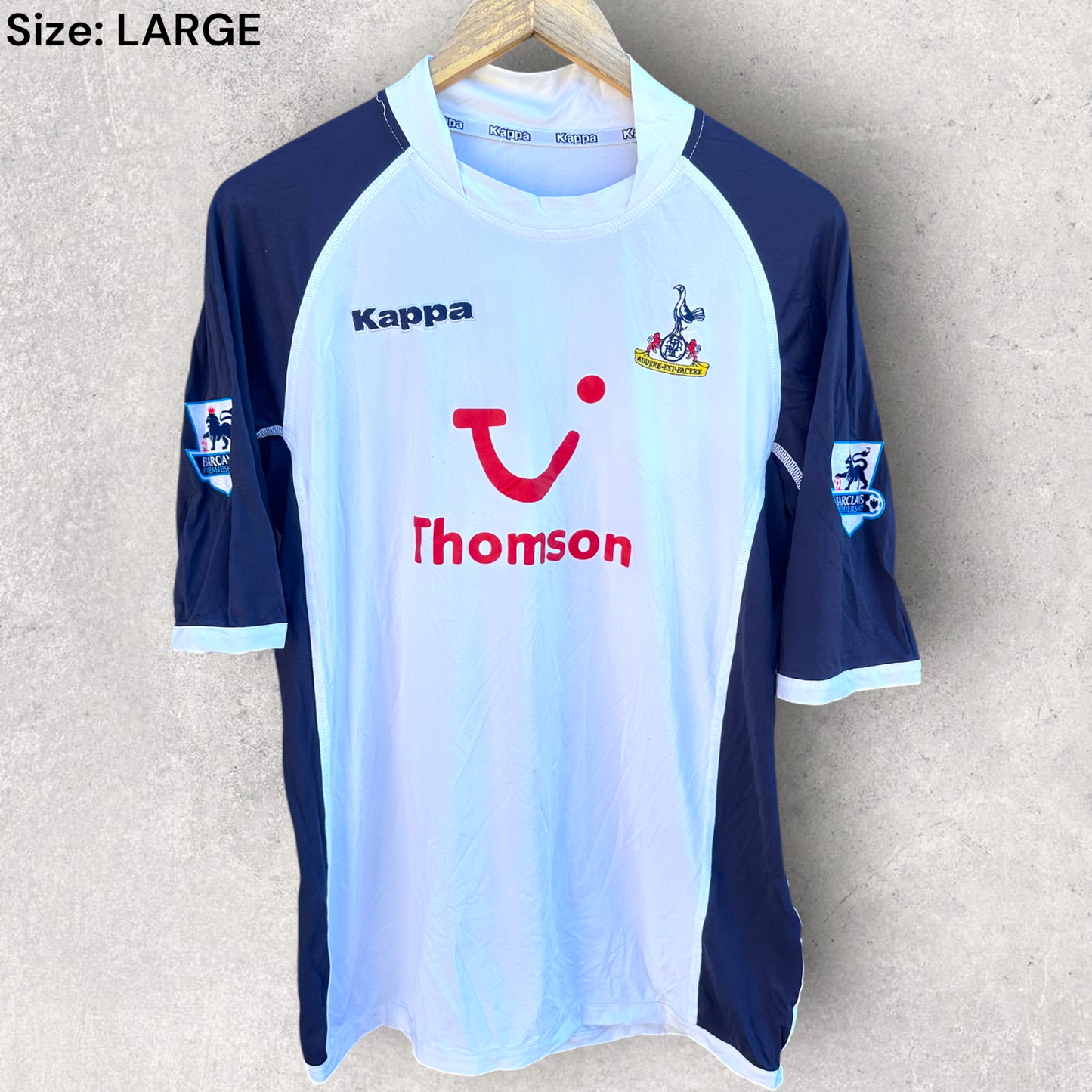 Tottenham Hotspur 2005-2006 Jermain Defoe Home Kappa Football Jersey