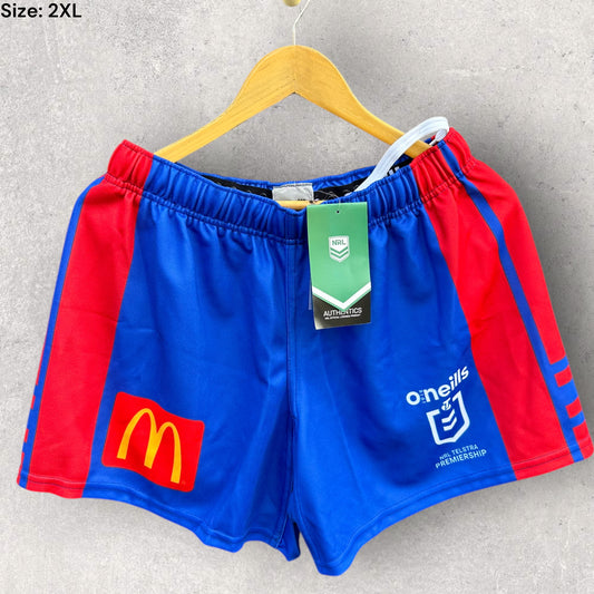 NEWCASTLE KNIGHTS O’NEILLS MATCH SPECIFIC SHORTS BRAND NEW WITH TAGS