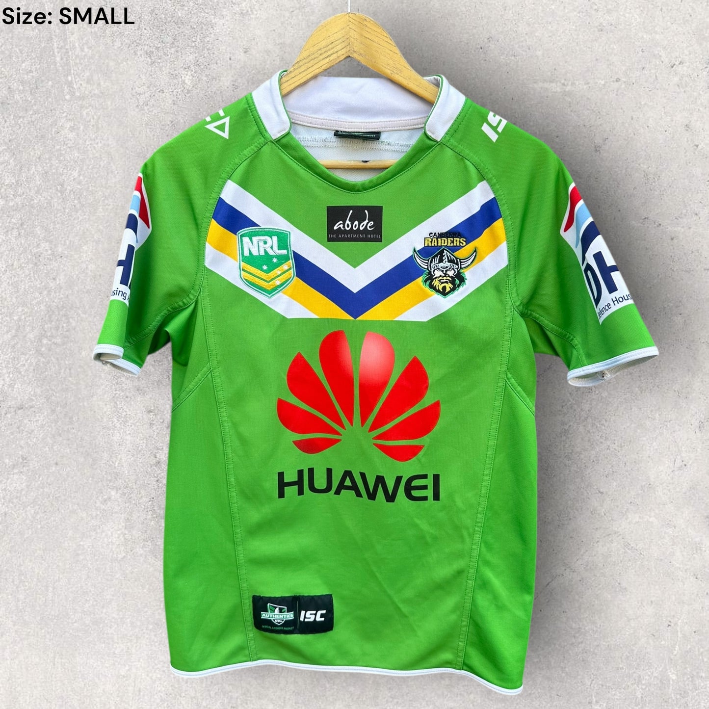 CANBERRA RAIDERS 2013 ISC HOME JERSEY