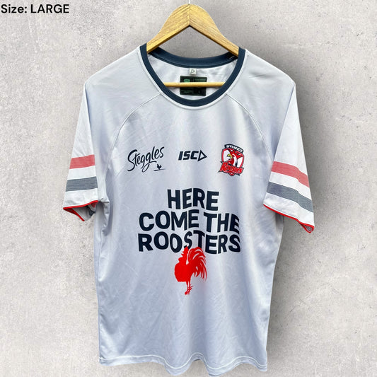 Sydney Roosters ISC ‘Here Come The Roosters’ Short Sleeve NRL Training Shirt